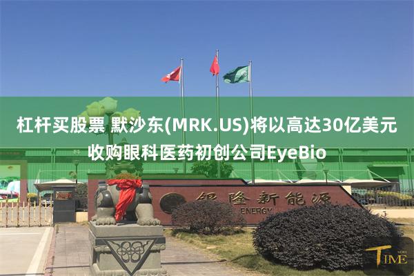 杠杆买股票 默沙东(MRK.US)将以高达30亿美元收购眼科医药初创公司EyeBio