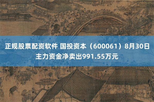 正规股票配资软件 国投资本（600061）8月30日主力资金净卖出991.55万元